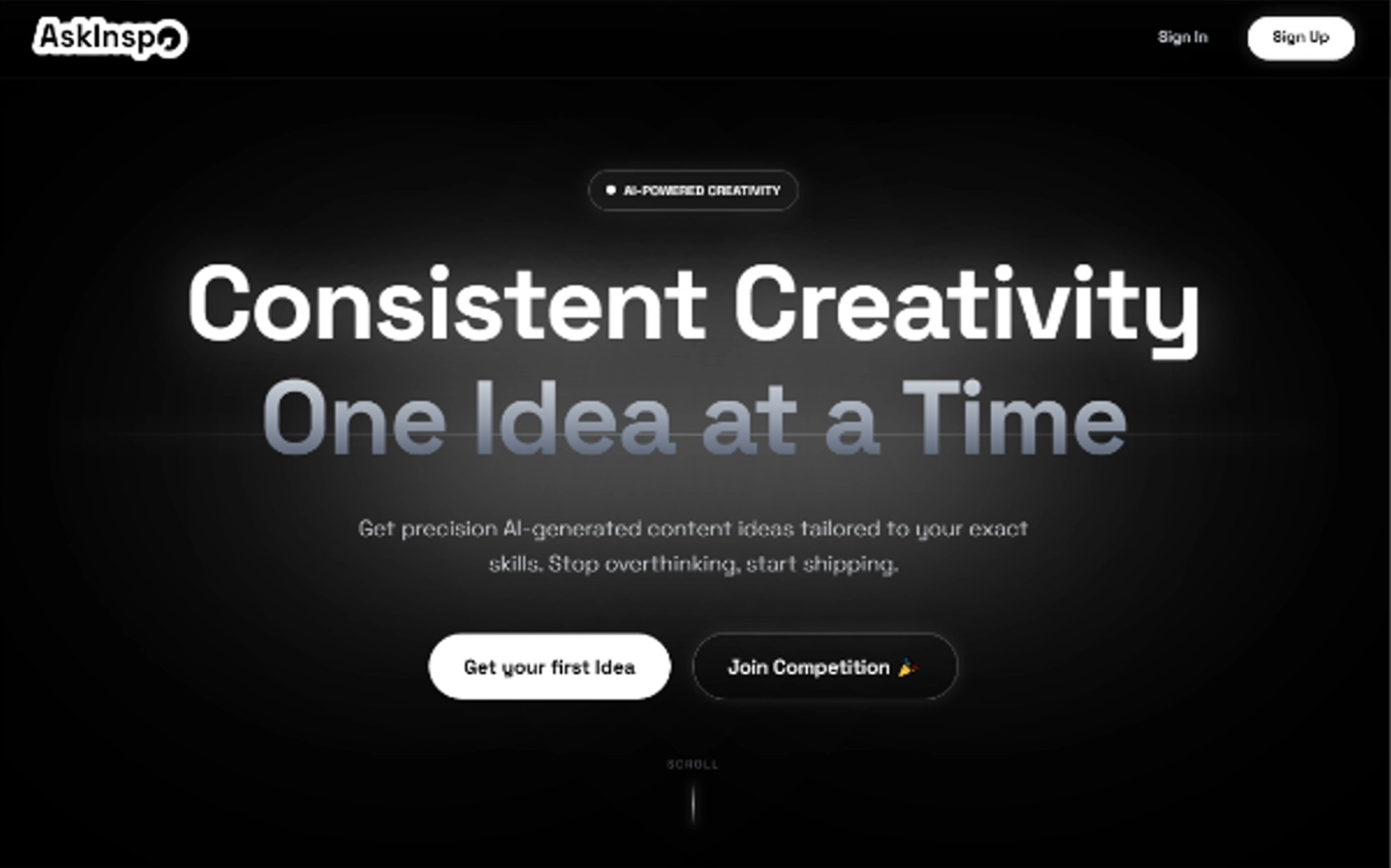 Abstract preview of a featured website project